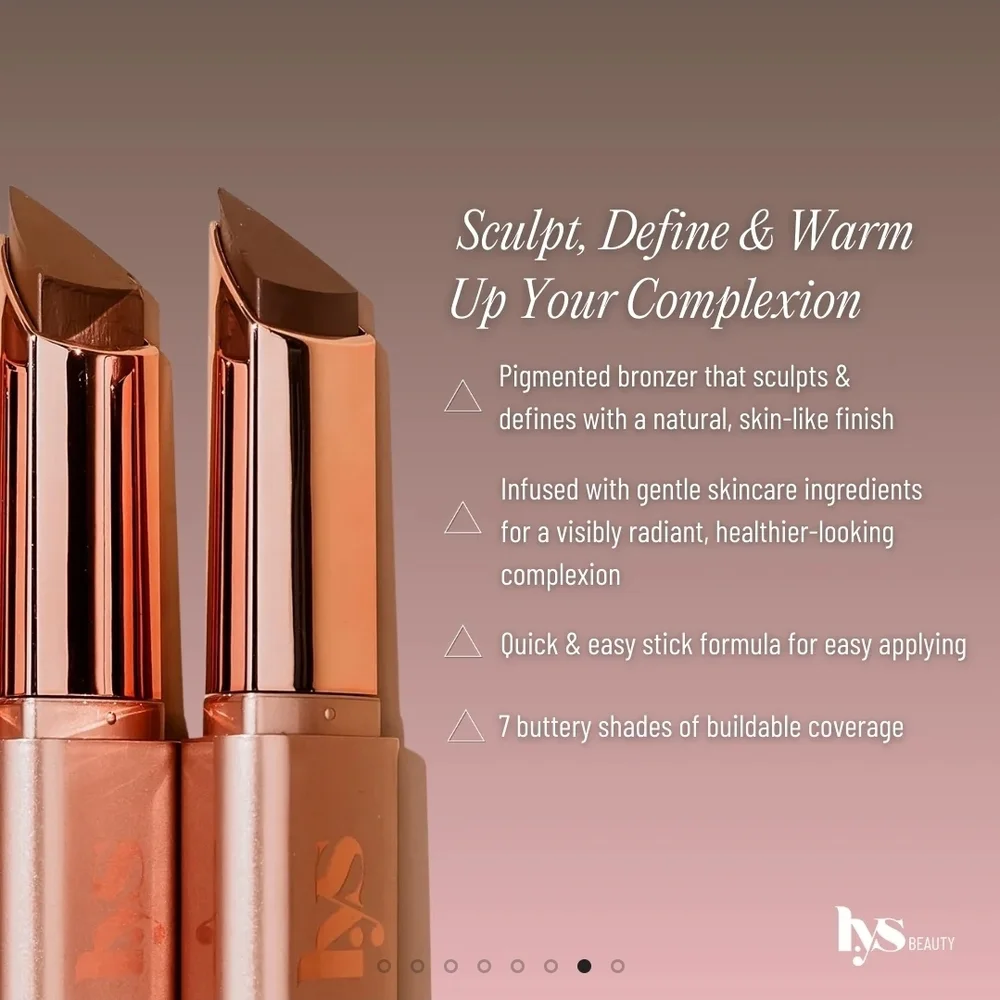 NIB LYS Beauty No Limits Cream Bronzer Stick In Courage